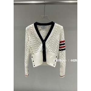 THOM BROWNE 톰브라운 4바 꽈배기 가디건 의류