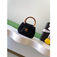 Chanel 26C Suede Tortoise Handle Bag (샤넬 26C 스웨이드 거북등무늬 핸들백 가방 스몰) - AS4981