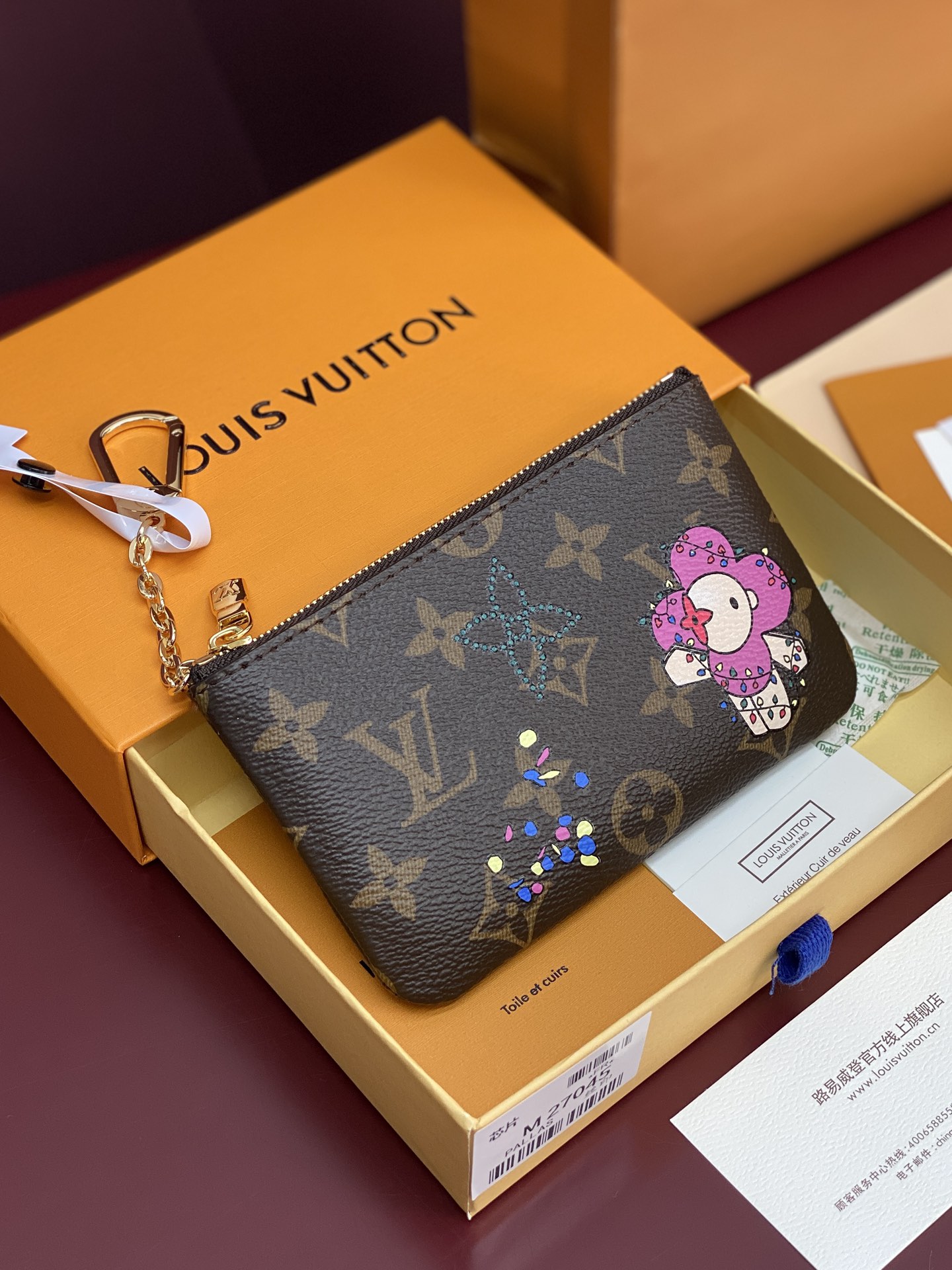 LV Vivienne Pochette Clés (LV 루이비통 비비엔 키 파우치) - M27045 지갑