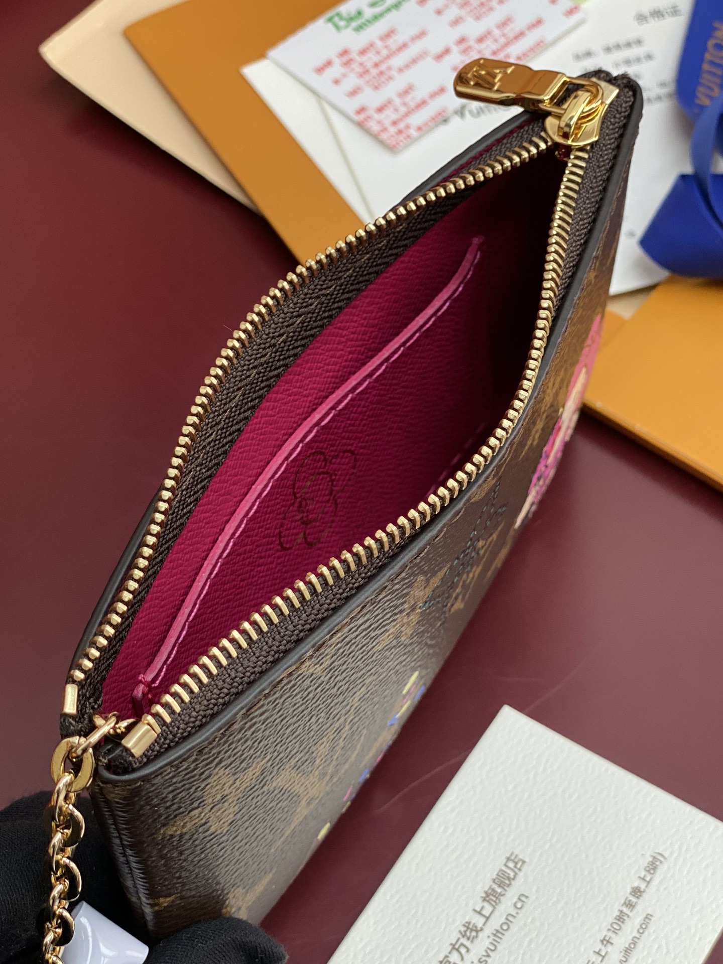 LV Vivienne Pochette Clés (LV 루이비통 비비엔 키 파우치) - M27045 지갑