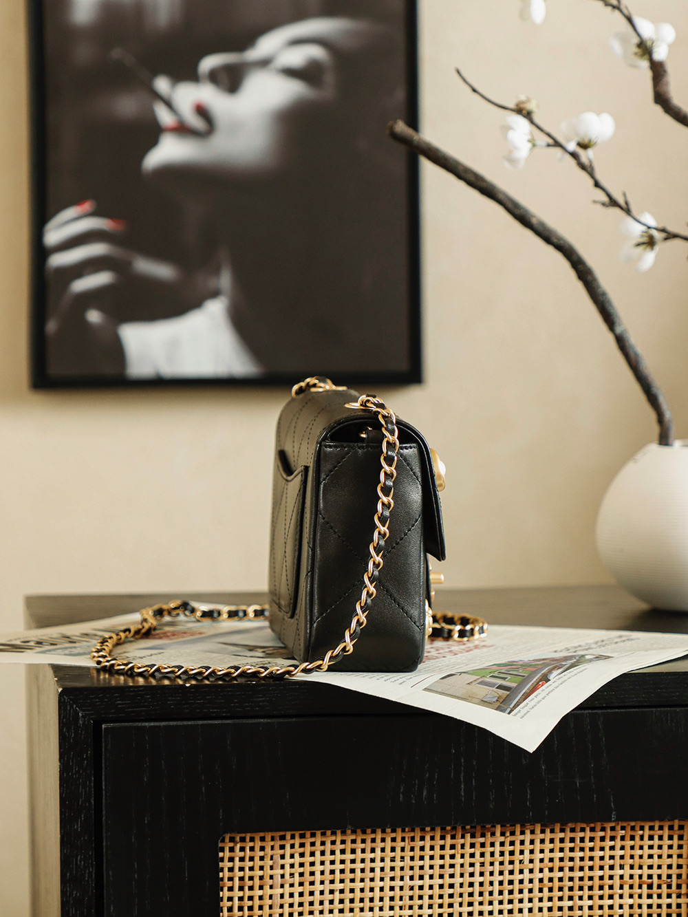 Chanel 25K Badge CF Bag (샤넬 25K 배지 클래식 플랩백) 숄더백 가방