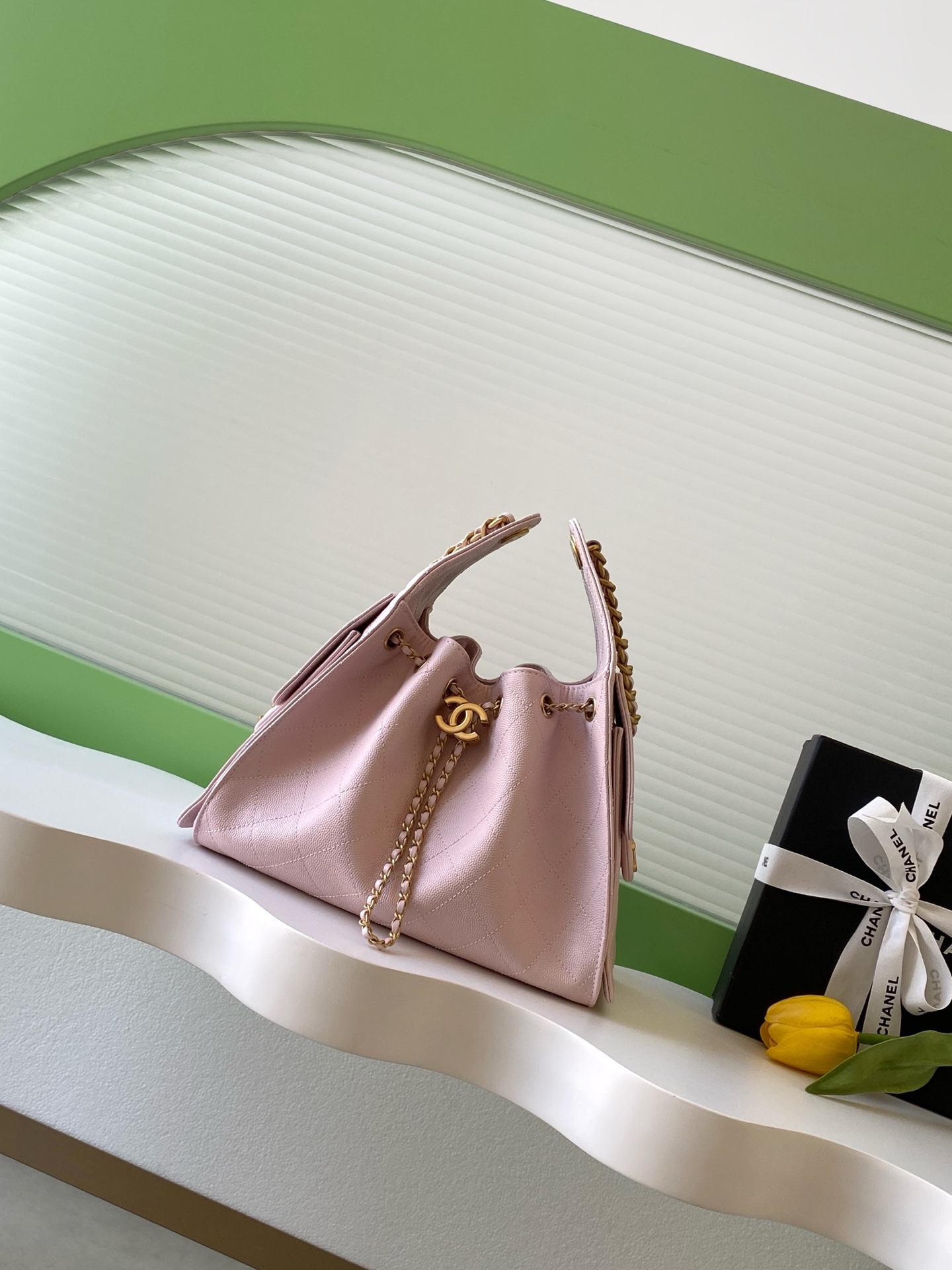 Chanel 25 Bag Caviar Hobo (샤넬 25백 캐비어 호보백 가방) - AS5293 스몰