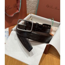 로로 피아나(Loro Piana) LP 벌룬 남성 크로코 엠보 벨트