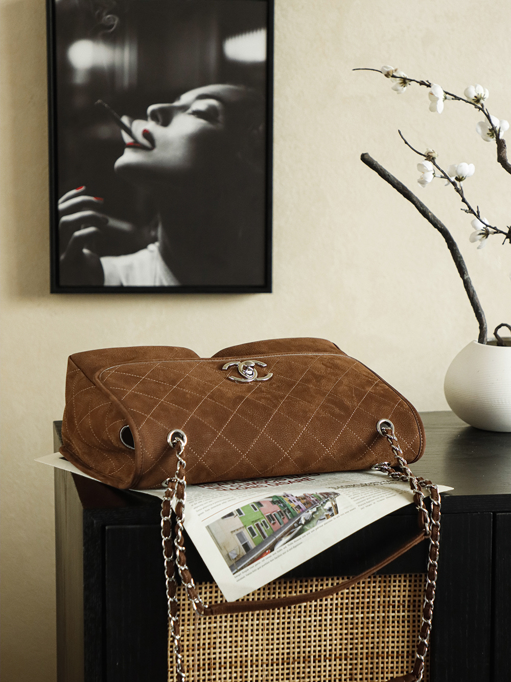 Chanel 샤넬 빈티지 에어포트백 (Airport Bag) 숄더백 가방