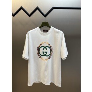 Gucci 구찌 고삐 프린트 크루넥 반팔 티셔츠 의류