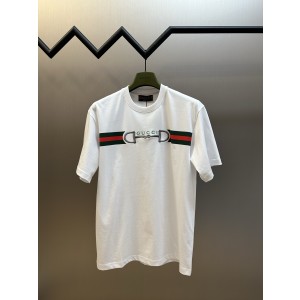 Gucci 구찌 크루즈 홀스빗 자수 반팔 티셔츠 의류