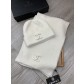 Chanel 샤넬 울 혼방 모자 & 목도리 세트