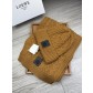 LOEWE 로에베 울 & 토끼털 모자·목도리 세트
