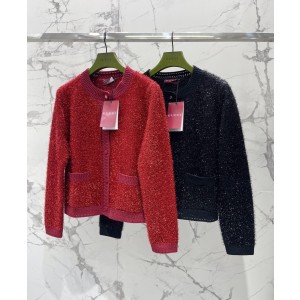 Gucci 구찌 메탈릭 울 혼방 가디건 의류