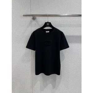 Chanel 샤넬 자수 로고 반팔 티셔츠 의류