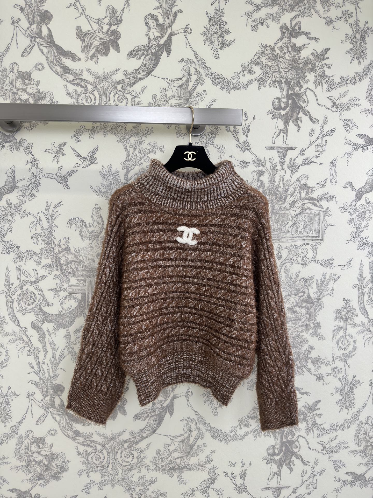 Chanel 샤넬 하이넥 캐러멜 니트 의류