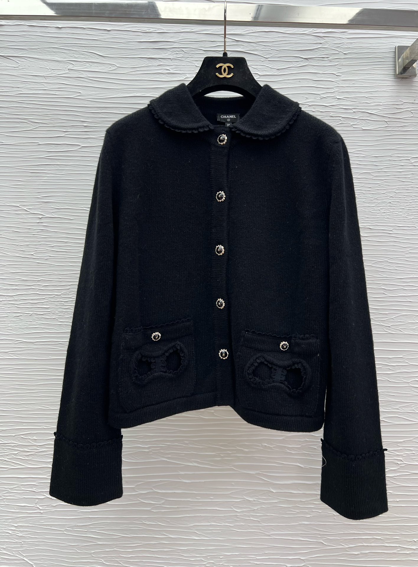 Chanel 샤넬 25N 베이비 돌 카라 가디건 의류