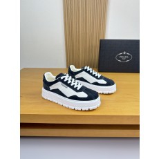 프라다(PRADA) 리치 가죽 & 스웨이드 스니커즈 (프리미엄) 신발