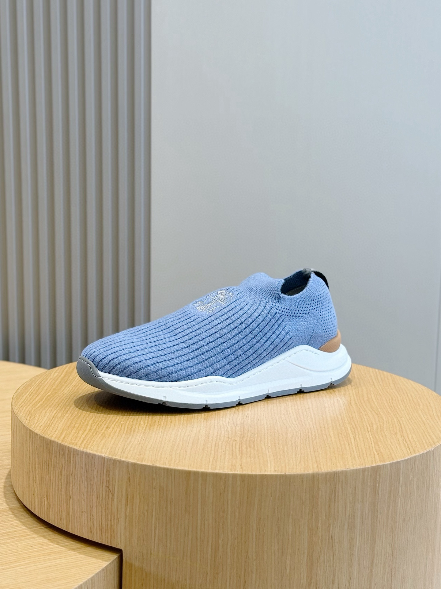 brunello cucinelli BC 브루넬로 쿠치넬리 코튼 니트 스니커즈 신발