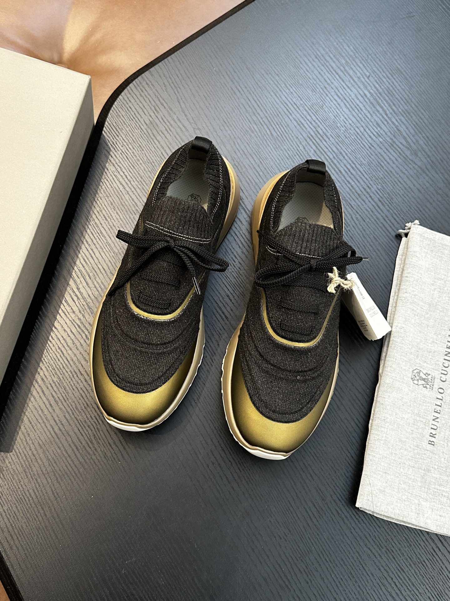 brunello cucinelli BC 브루넬로 쿠치넬리 코튼 니트 스니커즈 (Top Quality) 신발