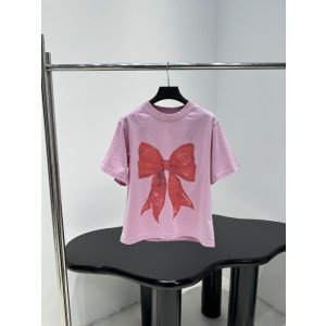 발렌시아가(Balenciaga) BOW 빈티지 리본 반팔 티셔츠 의류