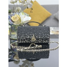 디올(Dior) 미스 디올(Miss Dior) 비즈 자수 체인백 - 블랙 가방