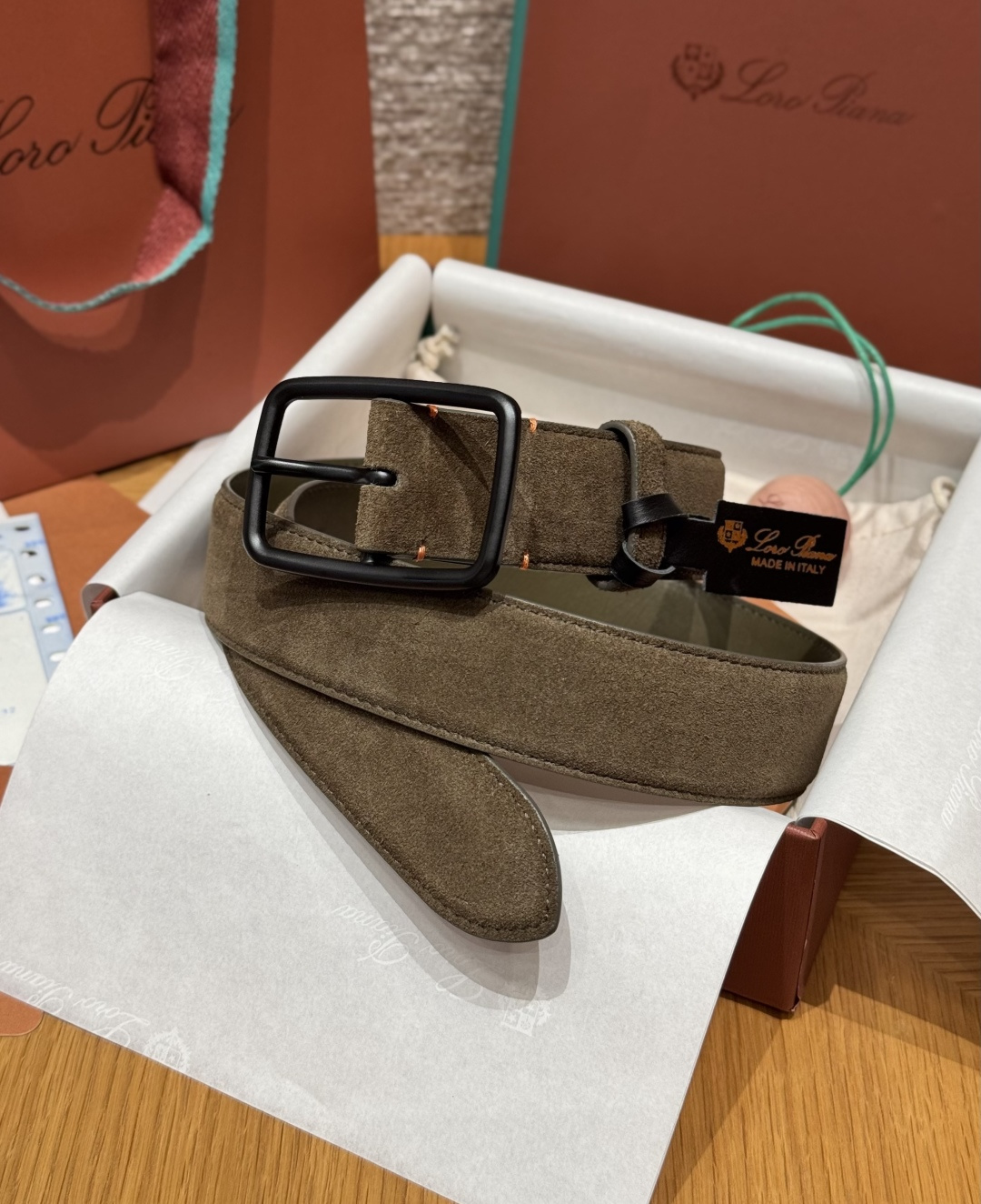 Loro Piana LP 로로 피아나 벌룬(Balloon) 남성 캐주얼 벨트