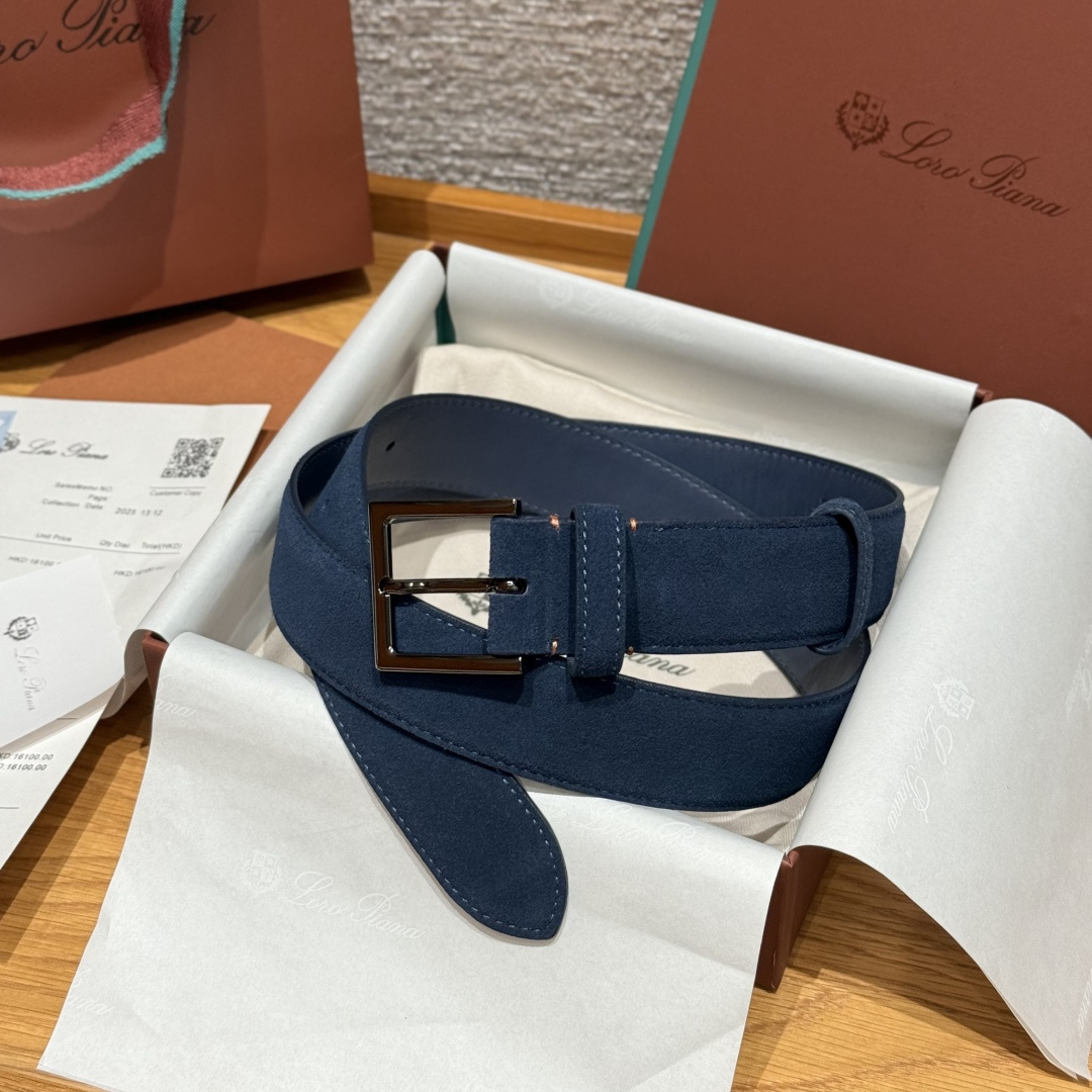 로로 피아나(Loro Piana) LP 알사벨(Alsavel) 남성 캐주얼 벨트