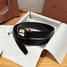로로 피아나(Loro Piana) LP 알사벨(Alsavel) 남성 크로코 벨트