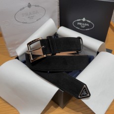 프라다(Prada) 남성 스웨이드 벨트
