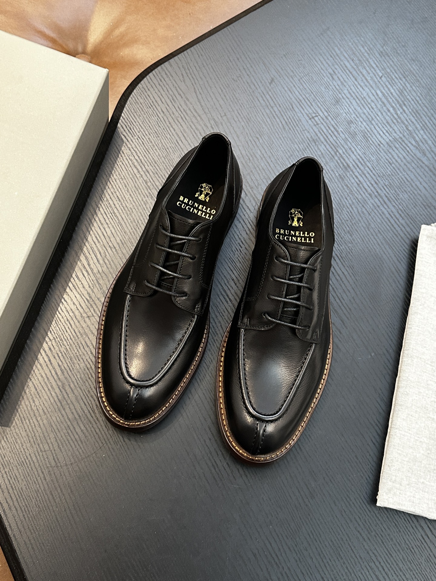 Brunello Cucinelli 브루넬로 쿠치넬리(BC) 가죽창 로퍼 구두 신발