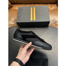 제냐(Zegna) 트리플 스티치 몬테(Monte) 런웨이 스니커즈 신발