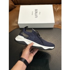 벨루티(Berluti) Shadow 니트 스니커즈 신발