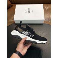 벨루티(Berluti) Shadow 니트 스니커즈 신발