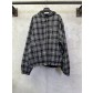 발렌시아가(Balenciaga) 체크 리버서블 후드 집업 자켓 재킷 의류