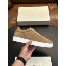 산토니(Santoni) 이탈리아 핸드메이드 그레인 레더 슈즈 스니커즈 신발