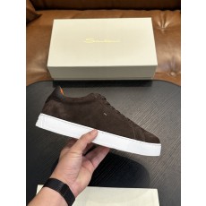 산토니(Santoni) 이탈리아 핸드메이드 그레인 레더 슈즈 스니커즈 신발