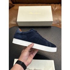 산토니(Santoni) 이탈리아 핸드메이드 그레인 레더 슈즈 스니커즈 신발