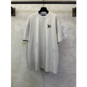 루이비통(LV) 로고 발포 나염 반팔 티셔츠 의류