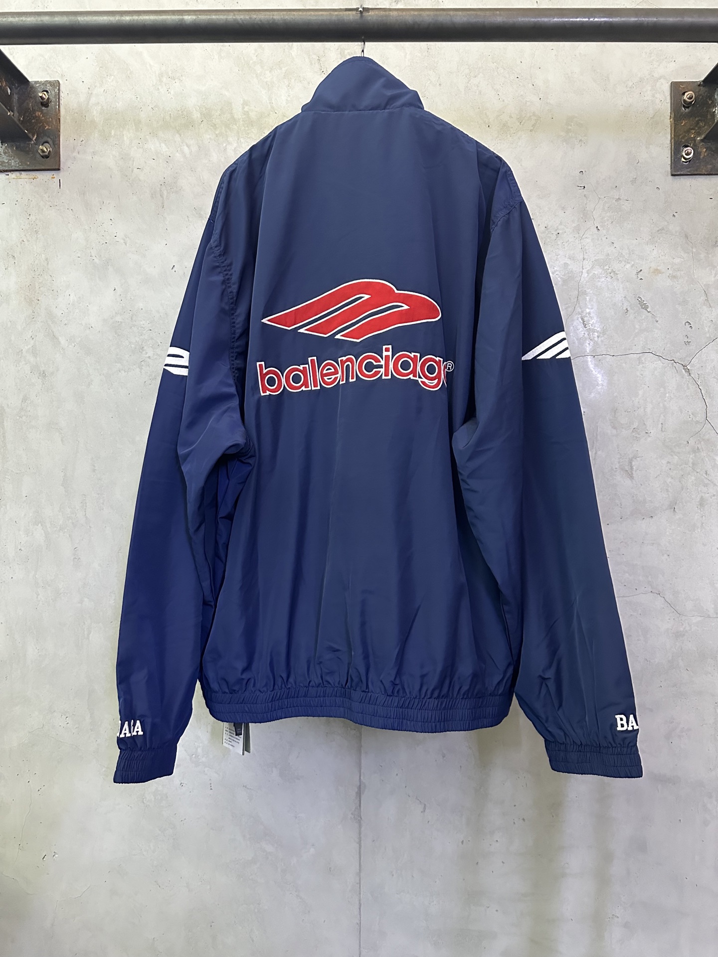 발렌시아가(Balenciaga) 풋볼 시리즈 3M 자수 나일론 윈드브레이커 자켓 재킷 의류