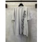 발렌시아가(Balenciaga) CURSIVE 필기체 플로킹 반팔 티셔츠 의류