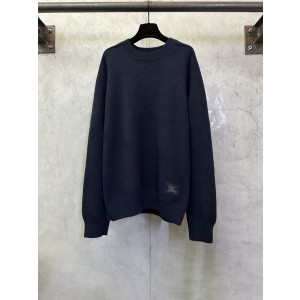 버버리(Burberry) 솔리드 크루넥 캐시미어 혼방 니트 의류