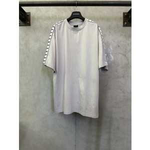 발렌시아가(Balenciaga) 3B 자카드 로고 테이프 반팔 티셔츠 의류