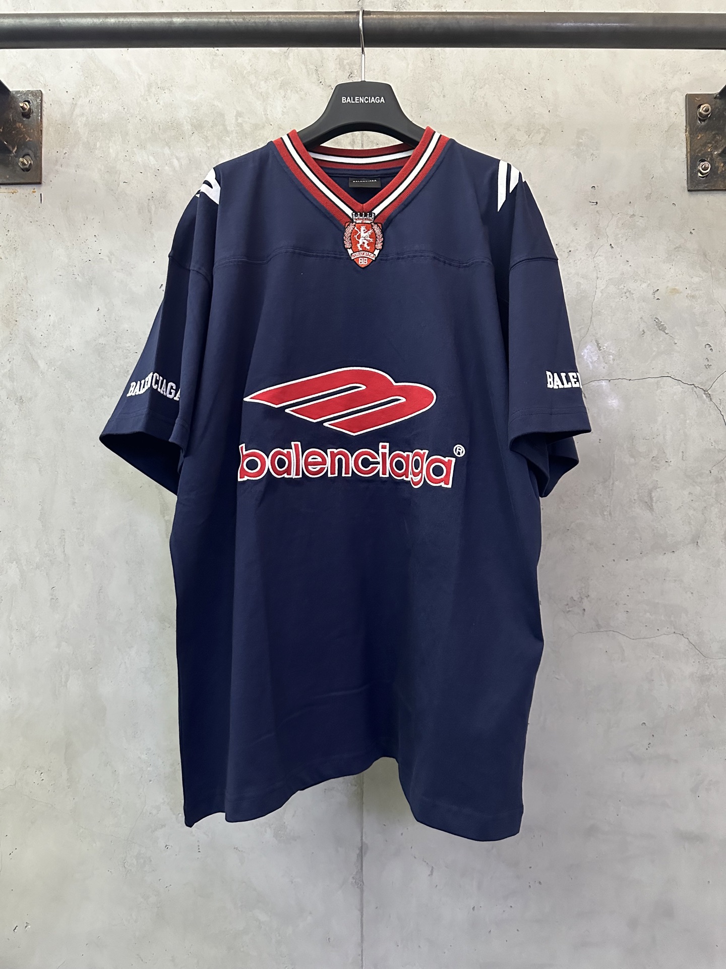 발렌시아가(Balenciaga) FOOTBALL 풋볼 3M 자수 반팔 티셔츠 의류