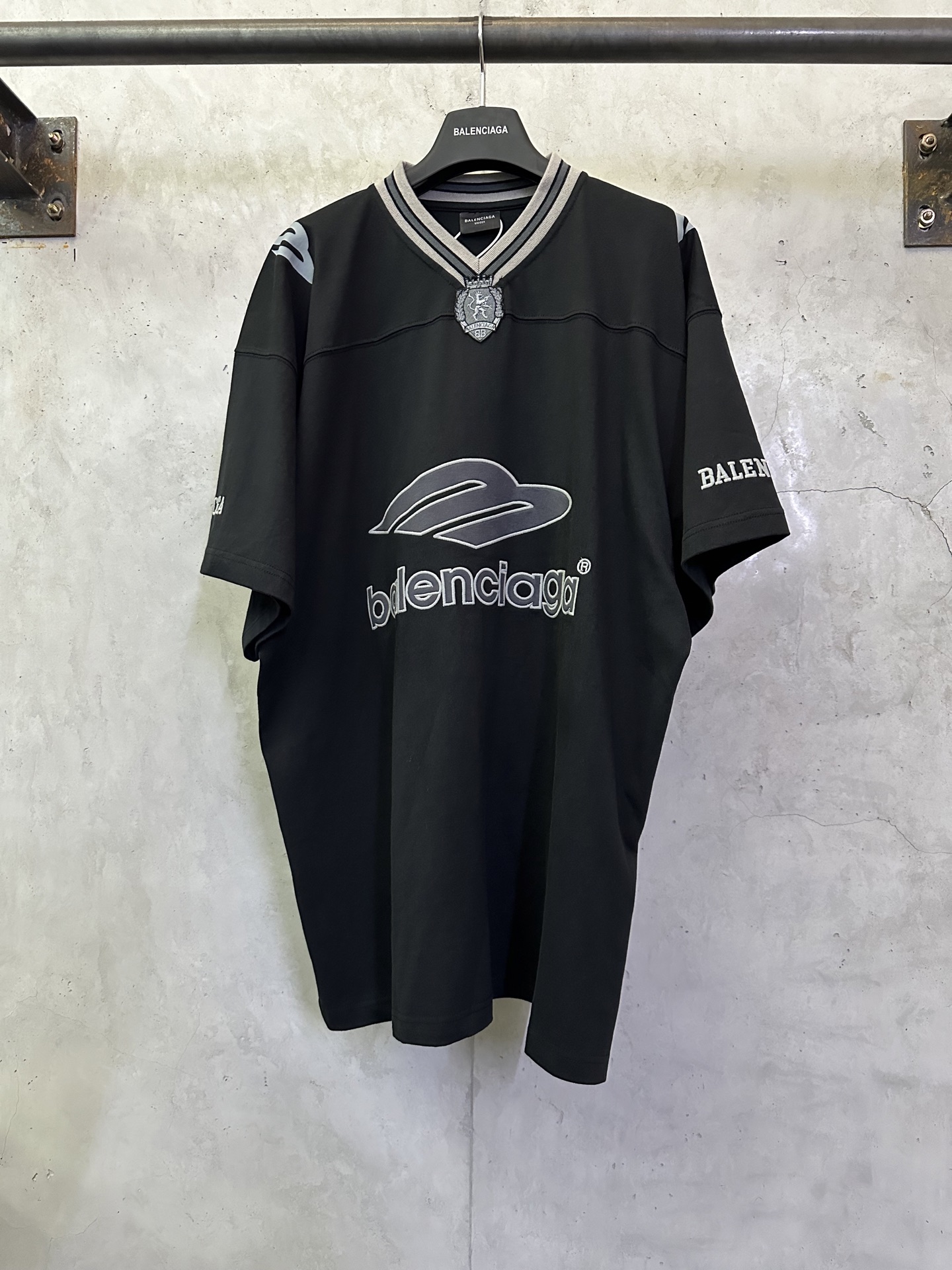 발렌시아가(Balenciaga) FOOTBALL 풋볼 3M 자수 반팔 티셔츠 의류
