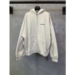 발렌시아가(Balenciaga) 자수 후드 집업 의류