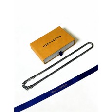 루이비통(LV) 빈티지 실버 펑크 롱 목걸이 악세사리