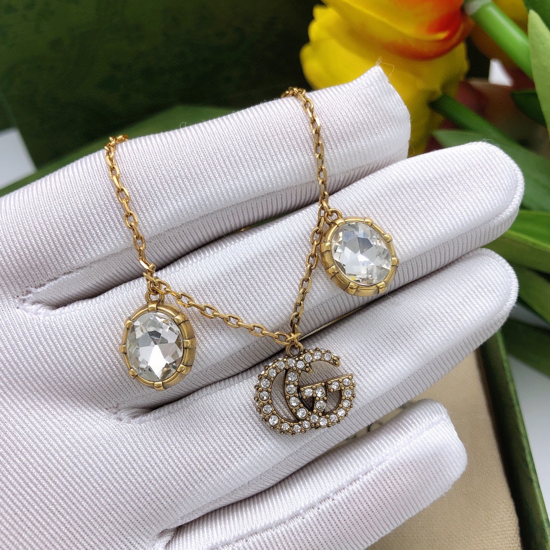 구찌(Gucci) 빈티지 더블 G 젬스톤 팔찌 악세사리