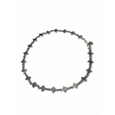 루이비통(LV) 빈티지 실버 펑크 체인 목걸이 악세사리