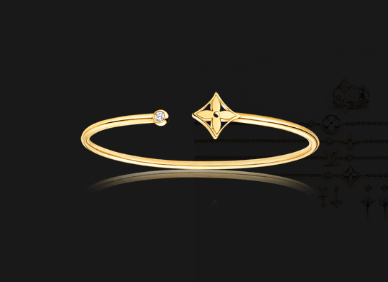 루이비통 LV 3종 세트 뱅글 팔찌 (삼색 플라워) 악세사리