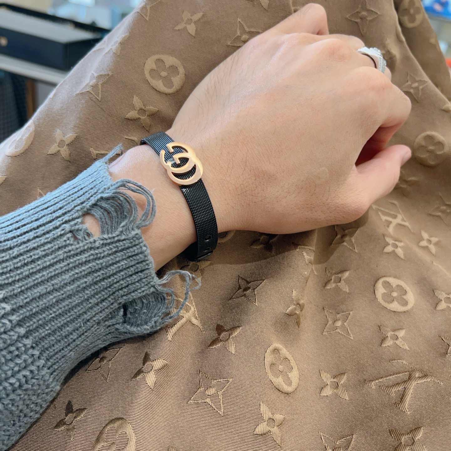 Gucci 구찌 · 클래식 로고 브레이슬릿 팔찌 악세사리