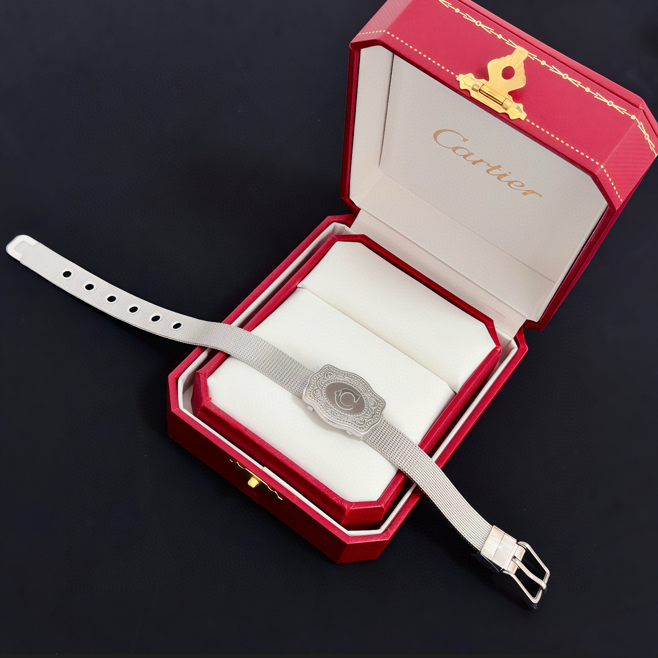 Cartier 까르띠에 팬더 다이아 체인 팔찌 악세사리