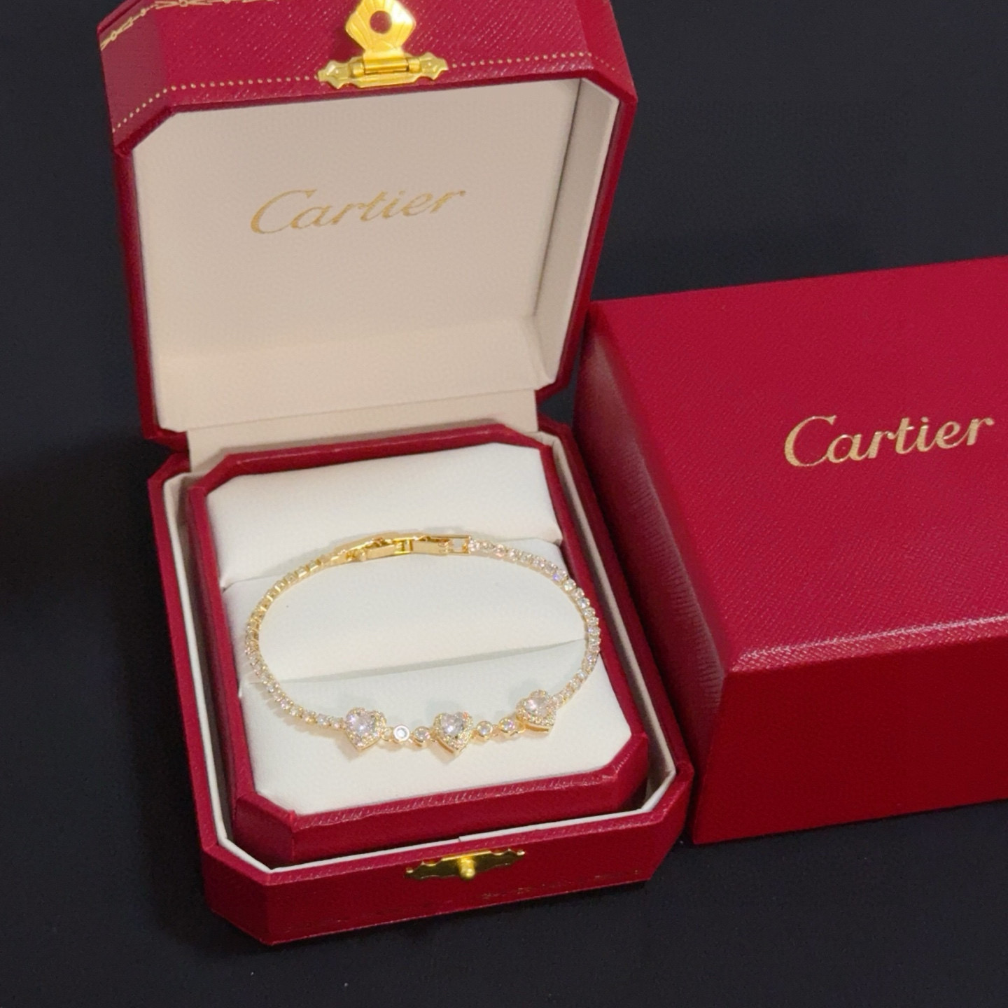 Cartier 까르띠에 팬더(Panthère) 다이아 체인 팔찌 악세사리