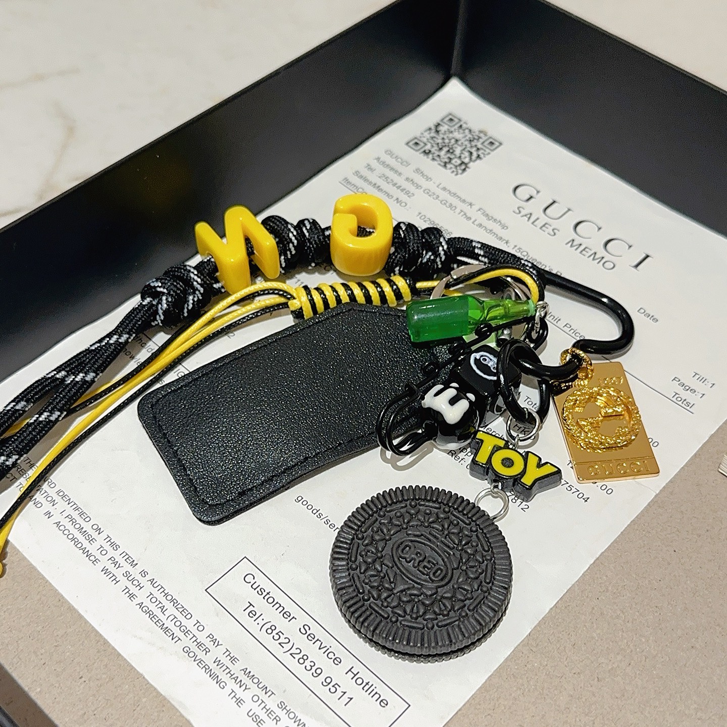 구찌(Gucci) Anger Forest 앤거 포레스트 GG 빈티지 키링 악세사리