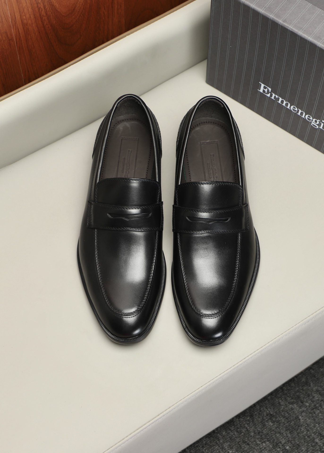 제냐(Zegna) 슬립온 뉴 시즌 럭셔리 로퍼 구두 신발